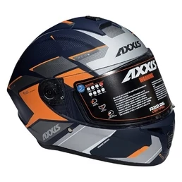 AXXIS FF112D Draken S Sunray Matt Fluor Orange мотошлем интеграл оранжевый матовый