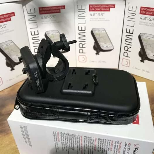 Держатель на руль для смартфона Prime Line 3.8"-4.7"