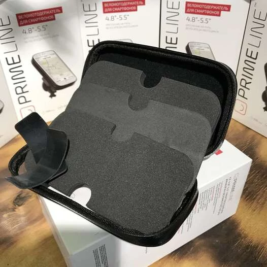 Держатель на руль для смартфона Prime Line 3.8"-4.7"