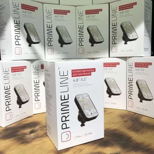 Держатель на руль для смартфона Prime Line 4.8"-5.5"