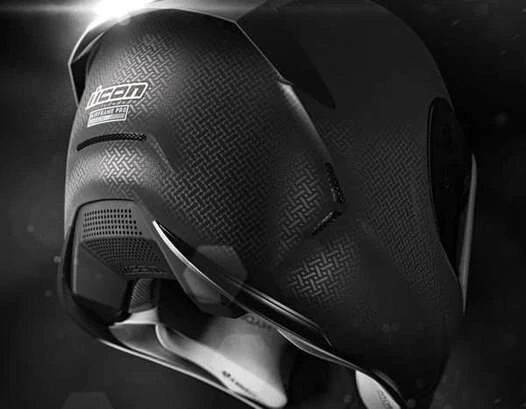 Icon Airframe Pro Ghost Carbon мотошлем черный матовый