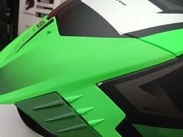 AXXIS FF122 Hawk SV EVO Ixil Matt Green мотошлем зеленый матовый, размер 2XL (уценка)