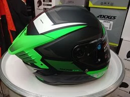 AXXIS FF122 Hawk SV EVO Ixil Matt Green мотошлем зеленый матовый, размер 2XL (уценка)
