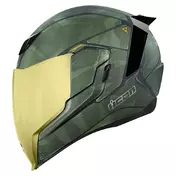 Icon Airflite Battlescar 2 мотошлем зеленый, размер 3XL (уценка)