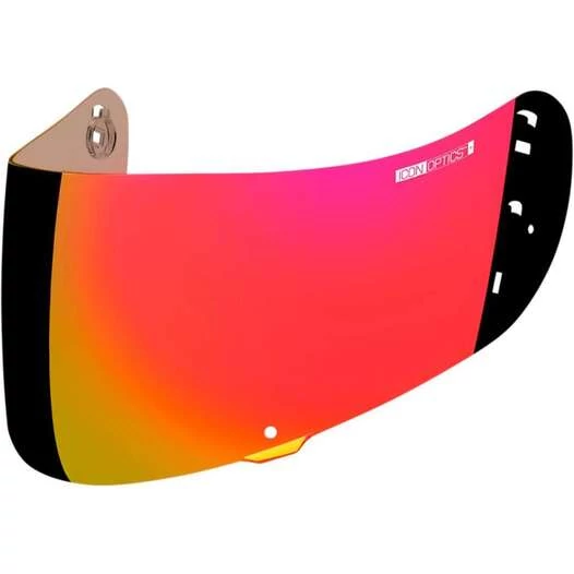 Визор Optics для шлема Icon красный зеркальный (Airmada, Airframe Pro, Airform) IC-04