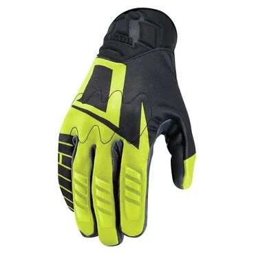 Icon Wireform Hi-Viz жёлтые мотоперчатки