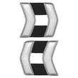 Боковые застежки для мотожилета Icon Stryker Silver