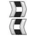Боковые застежки для мотожилета Icon Stryker Silver