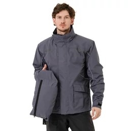 Dragonfly EVO PRO Man Grey куртка дождевик мембранная серая