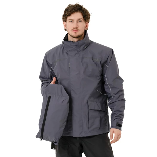 Dragonfly EVO PRO Man Grey куртка дождевик мембранная серая (размер: s)