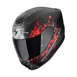 Scorpion Exo 391 Wolf Мотошлем Black Red Matt Красный (размер: xs)