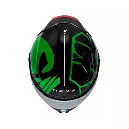 Nexx X.wst3 B-side Мотошлем Black Green Зеленый