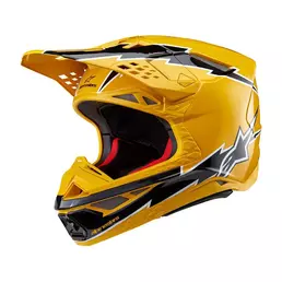 Alpinestars Supertech M10 2206 Ampress Мотошлем Gold Золотистый