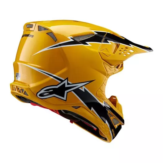 Alpinestars Supertech M10 2206 Ampress Мотошлем Gold Золотистый