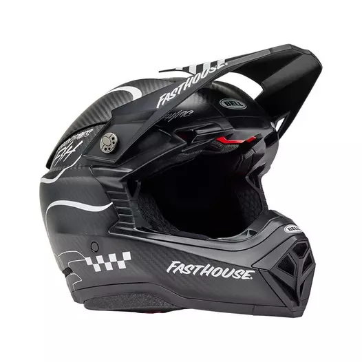 Bell Moto-10 Spherical Fasthouse Raven Мотошлем Matt Черный (размер: s)