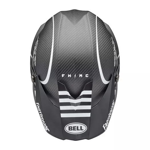 Bell Moto-10 Spherical Fasthouse Raven Мотошлем Matt Черный