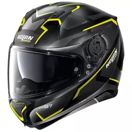 Nolan N87 Plus Overland N-com Yellow Flat Black Желтый (размер: xl)