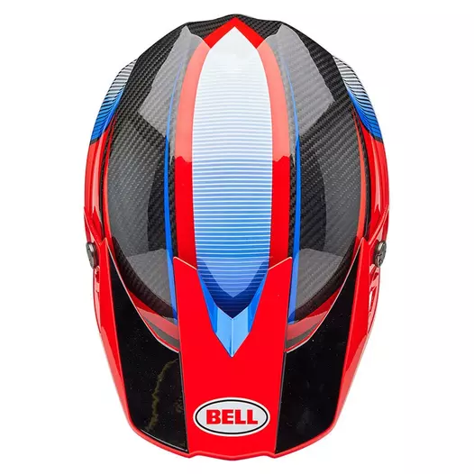 Bell Moto-10 Spherical Evade Мотошлем Red Красный