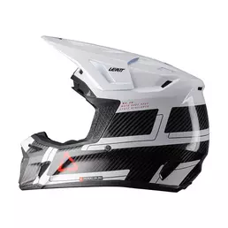 Leatt Moto 9.5 Carbon V26 Мотошлем Kit White Black Белый