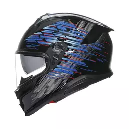 Agv K7 E2206 Genisys Мотошлем Black Blue Grey Синий