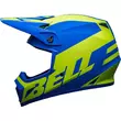 Bell Mx 9 Mips Disrupt Мотошлем Classic Blue Yellow Синий