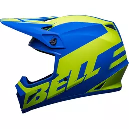 Bell Mx 9 Mips Disrupt Мотошлем Classic Blue Yellow Синий