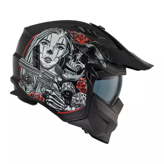 Premier Subverter Db 9 Bm Мотошлем Black Matt Черный
