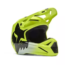 Fox V1 Youth Shield Мотошлем Yellow Fluo Желтый
