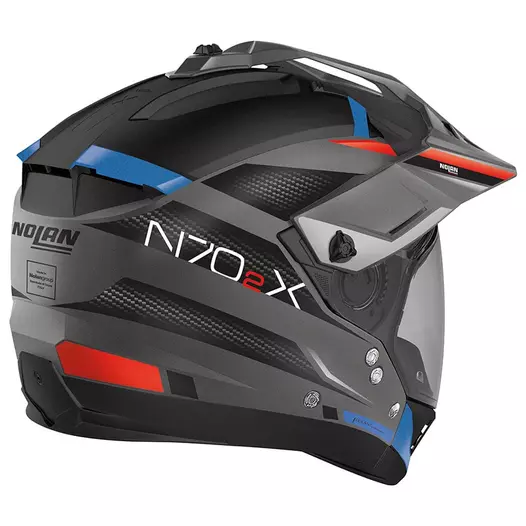 Nolan N70.2x Earthquake N-com Blue Black Синий