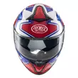Premier Evoluzione Rr 13 Мотошлем Blue Red White Синий