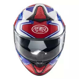 Premier Evoluzione Rr 13 Мотошлем Blue Red White Синий