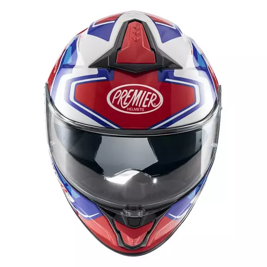 Premier Evoluzione Rr 13 Мотошлем Blue Red White Синий