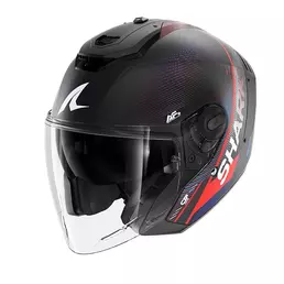 Shark Rs Jet Carbon Speed-tech Мотошлем Blue Red