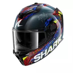 Shark Spartan Gt Pro Carbon Speed-vib Мотошлем Blue Red Синий