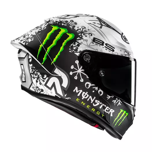 Hjc Rpha 1 V2 Carbon Snow Diablo Мотошлем Белый