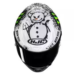 Hjc Rpha 1 V2 Carbon Snow Diablo Мотошлем Белый