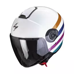 Scorpion Exo City 2 Bee Мотошлем White Green Gold Белый