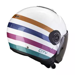 Scorpion Exo City 2 Bee Мотошлем White Green Gold Белый