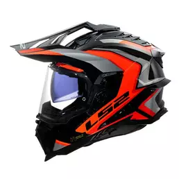 Ls2 Mx701 Explorer Carbon Frontier 2 Мотошлем Orange Оранжевый