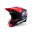 Alpinestars Sm3 Radium Мотошлем Black Red Красный (размер: xs)