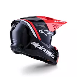 Alpinestars Sm3 Radium Мотошлем Black Red Красный