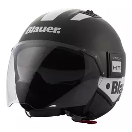Blauer Bet Ht Мотошлем Black White Белый