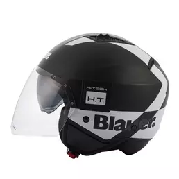 Blauer Bet Ht Мотошлем Black White Белый