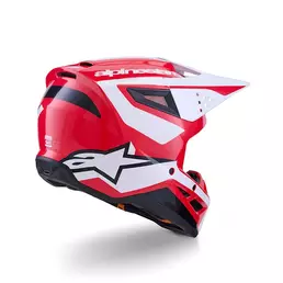 Alpinestars Sm3 Heat Мотошлем Red White Красный