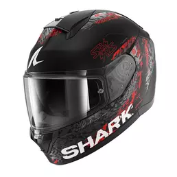 Shark Ridill 2 Speed-vib Mat Мотошлем Black Red Красный (размер: xs)
