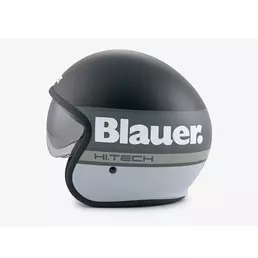 Blauer Pilot 4.0 Мотошлем Black White Matt Черный