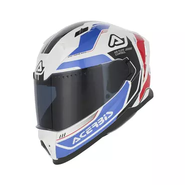 Acerbis X-way Graphic Мотошлем White Blue Белый