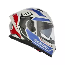 Acerbis X-way Graphic Мотошлем White Blue Белый