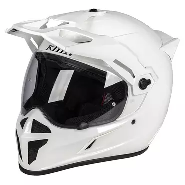 Klim Krios Karbon Мотошлем Gloss White Белый