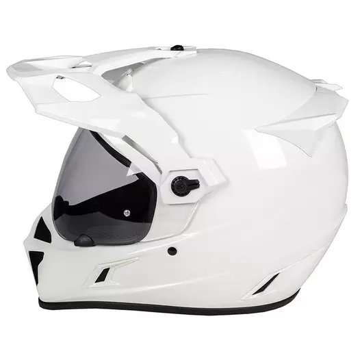 Klim Krios Karbon Мотошлем Gloss White Белый
